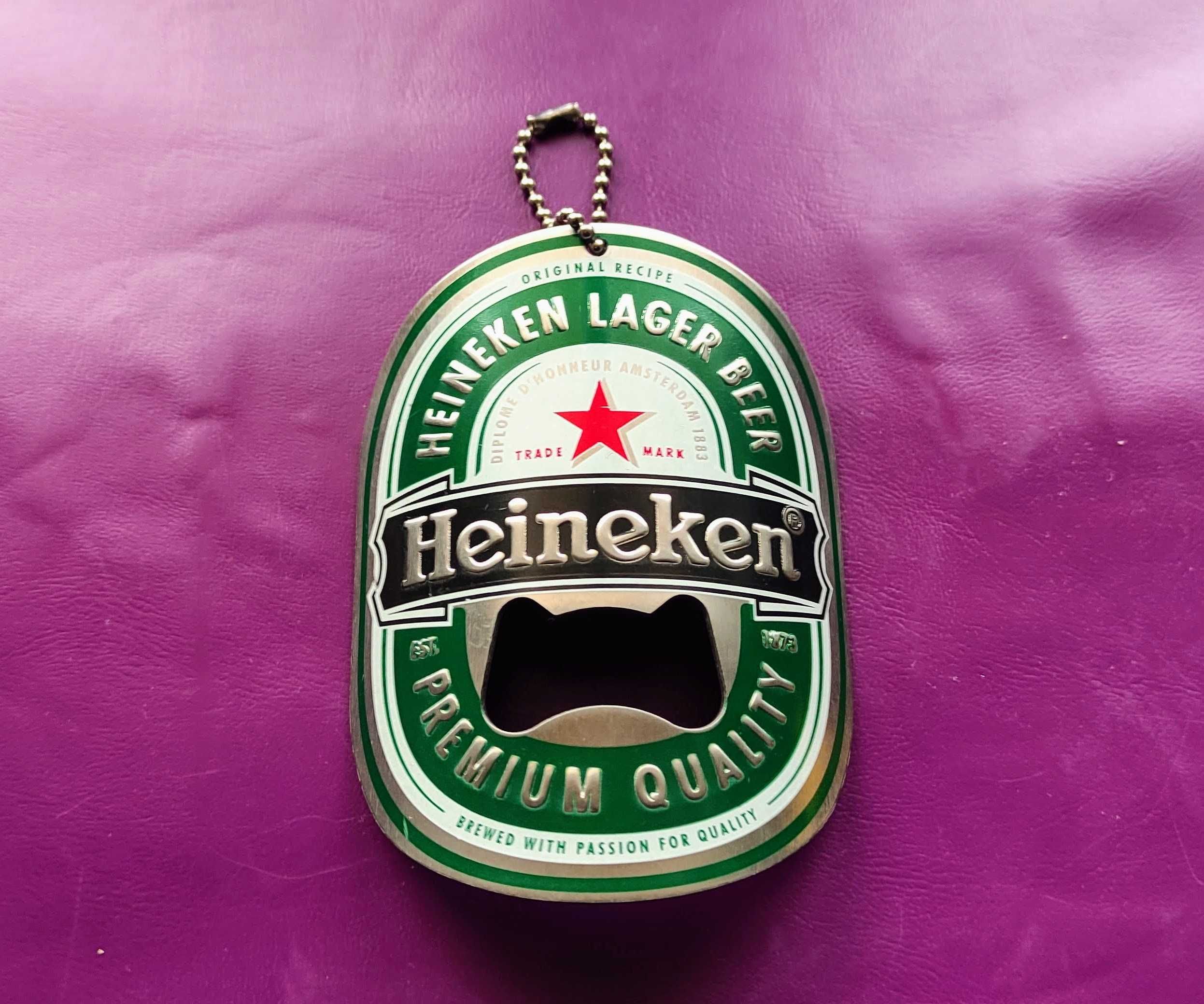 Kolekcjonerski otwieracz do butelek z logo ''HEINEKEN''- Okazja!