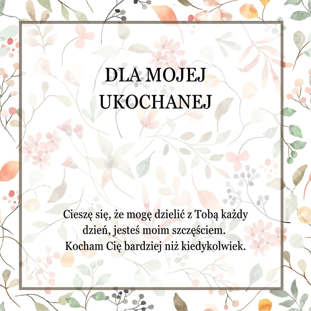 Prezent dla mojej ukochanej - Naszyjnik serce
