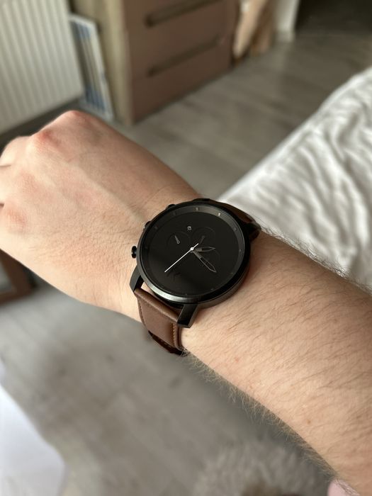 Чорний наручний годинник MVMT 316L C25 Оригінал