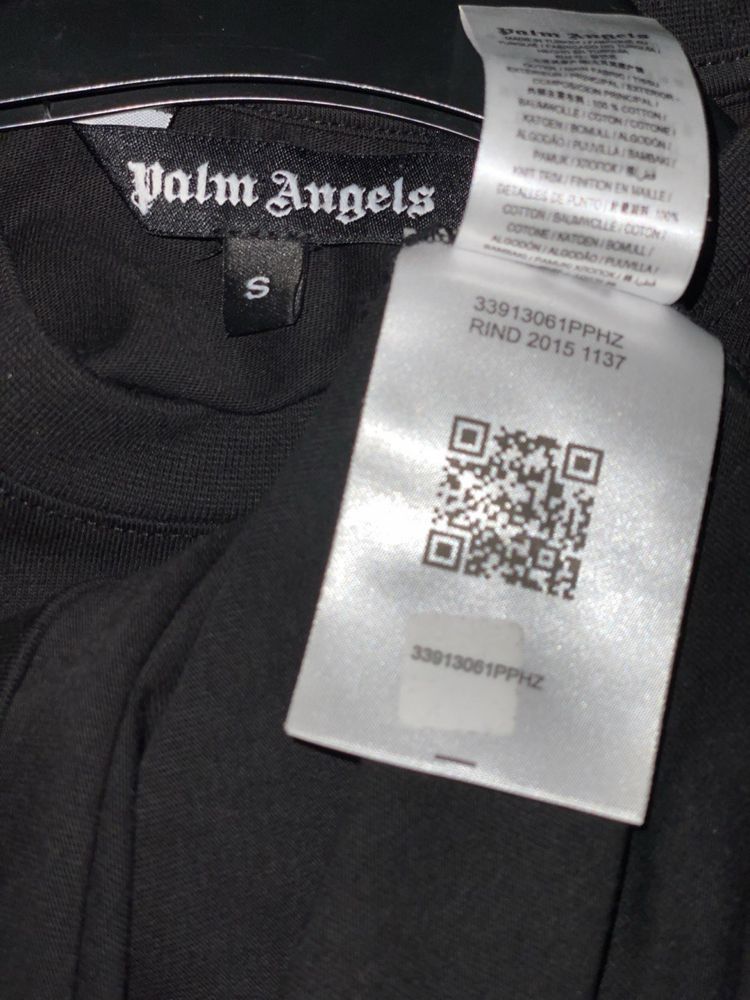 Базова чорна футболка Palm Angels