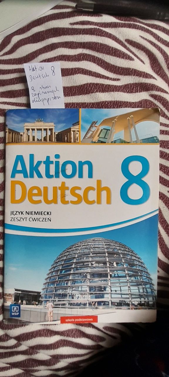 Action Deutsch 8 klasa j. niemiecki zeszyt ćwiczeń  Wsip