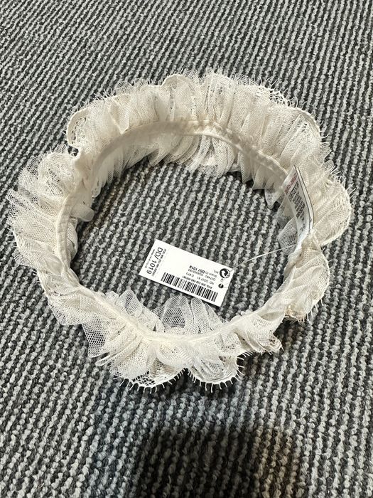 Весільна підвʼзка для нареченної на ногу бежевого кольору Next