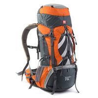 Трекінговий рюкзак (туристичний, похідний) Naturehike Orange&Grey