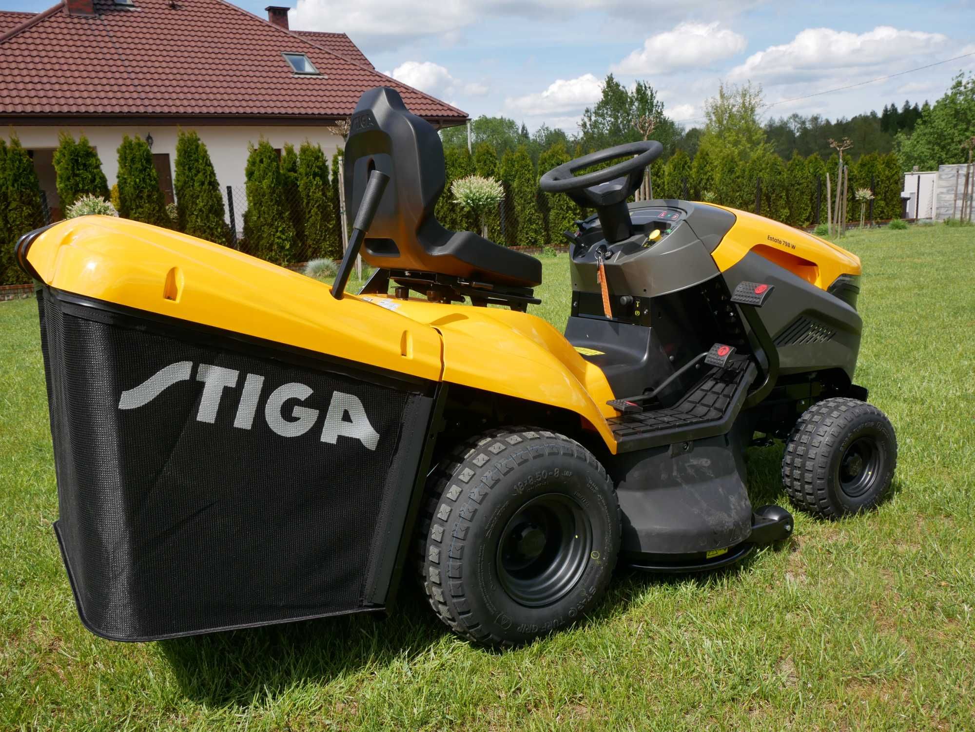 STIGA Traktorek Kosiarka 798W Nowa Gwarancja Gotowa do pracy Hydrostat