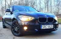 BMW Seria 1 ładne, czarne BMW 116i, zadbane i bezwypadkowe...