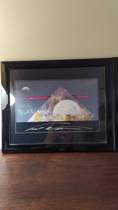 Três quadros motivo "esotérico"