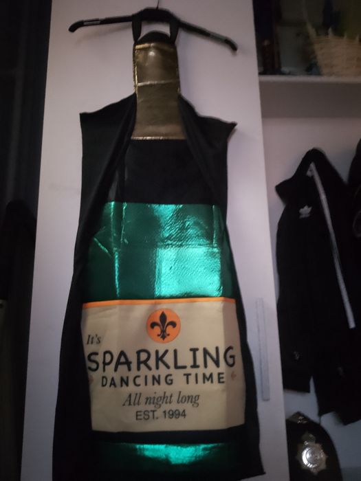 Super strój damski na imprezę Sylwestrową SZAMPAN