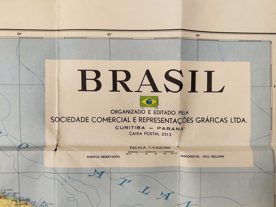 Mapa do Brasil 1965