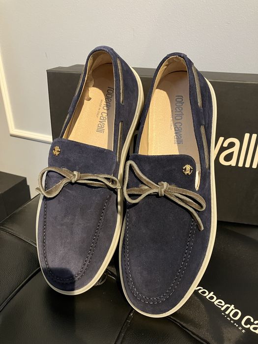 Roberto Cavalli luksusowe wloskie mokasyny skorzene New roz.43