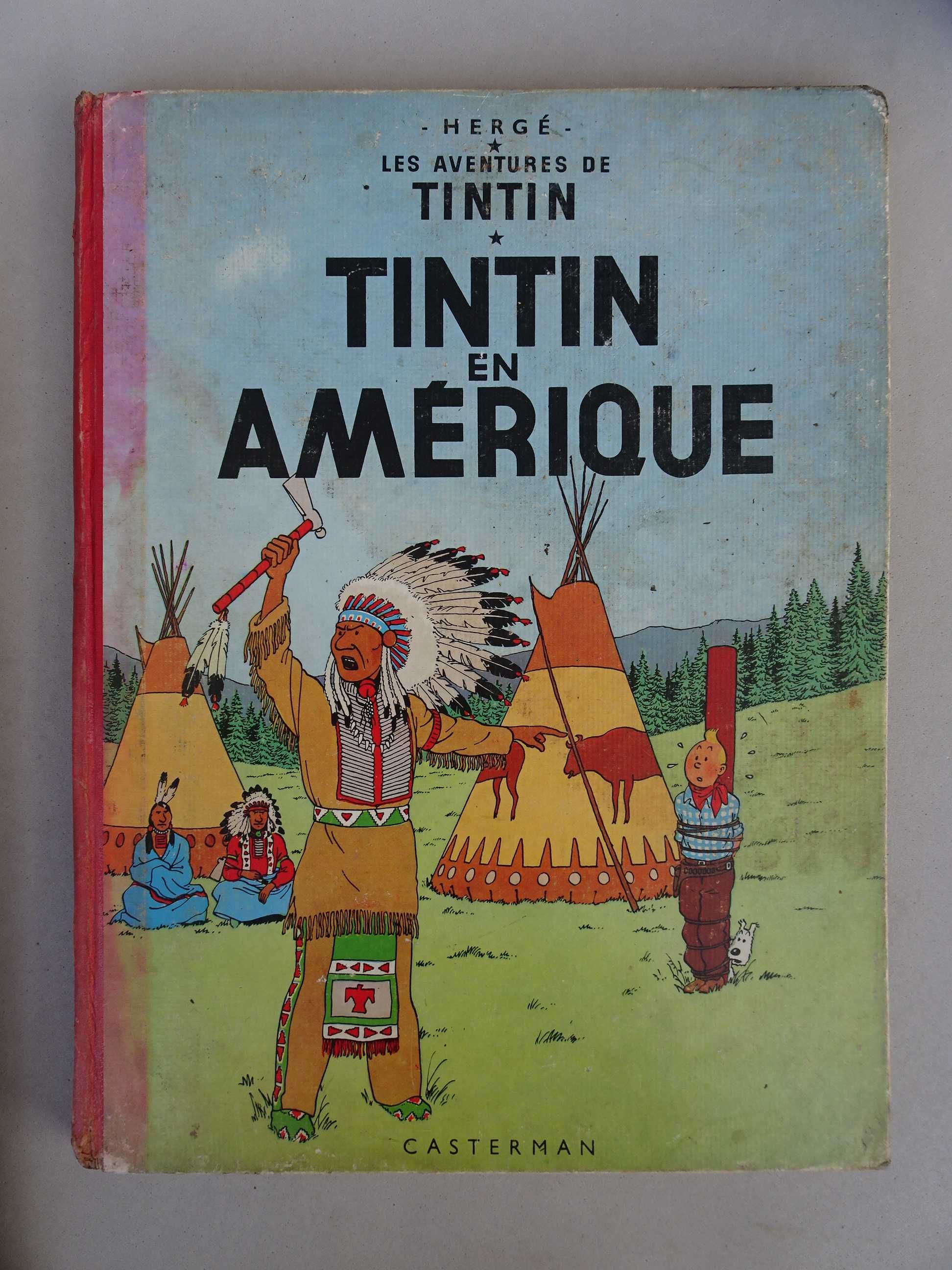 Livro - Les aventures de Tintin - Tintin en Amérique - Casterman 1947