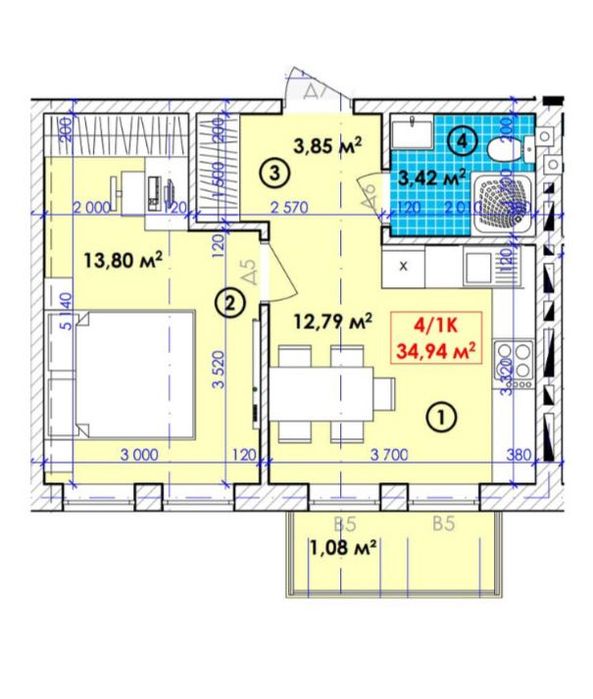 Акція! Тільки до кінця місяця квартира з першим внеском від 30 %