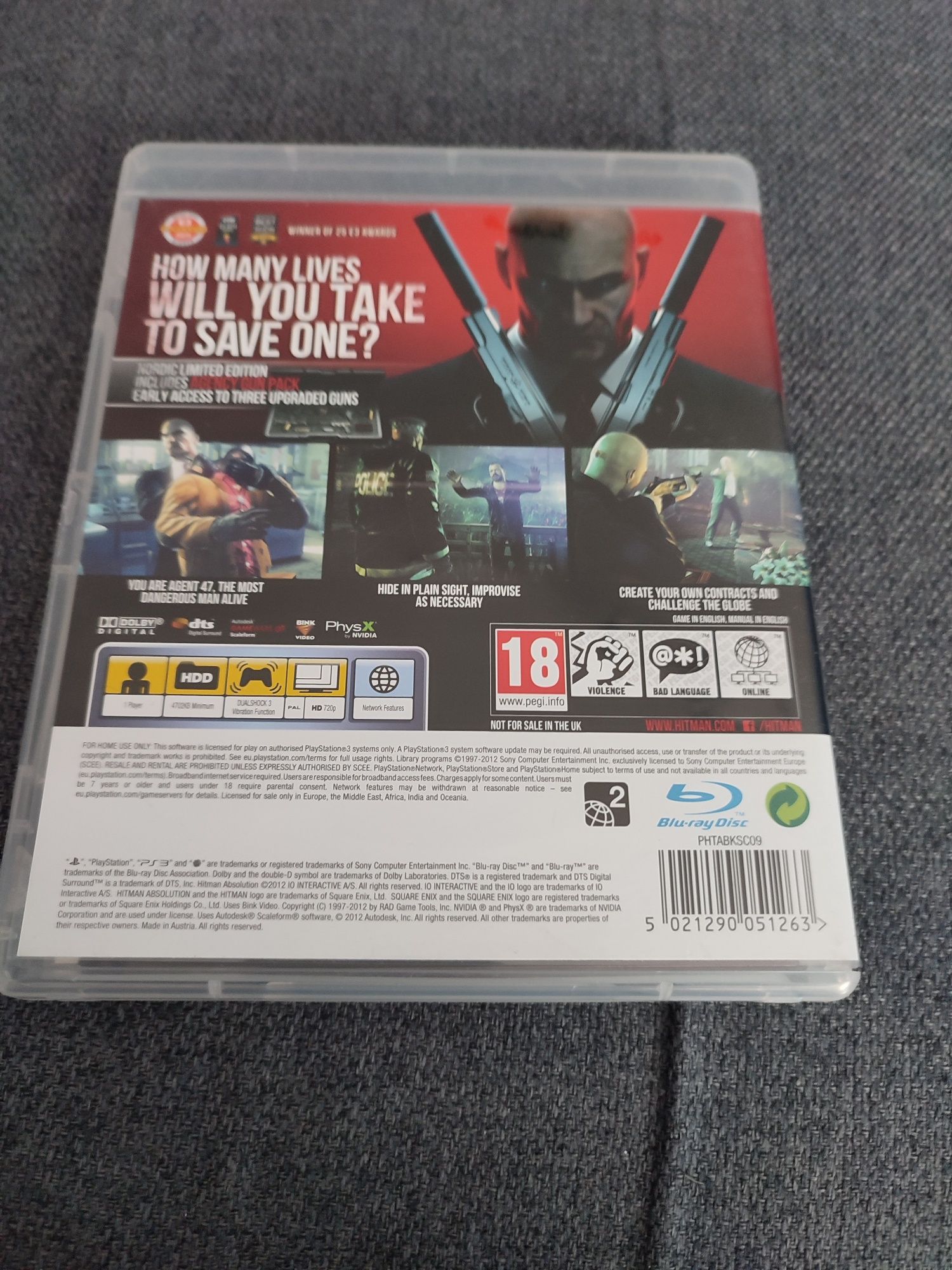 Gra Hitman Absolution PlayStation PS3