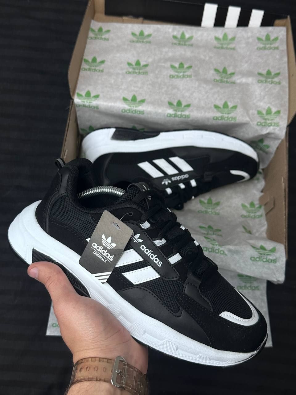 2 КОЛЬОРИ, Adidas Black , взуття , кросівки, літні , зручні , якісні