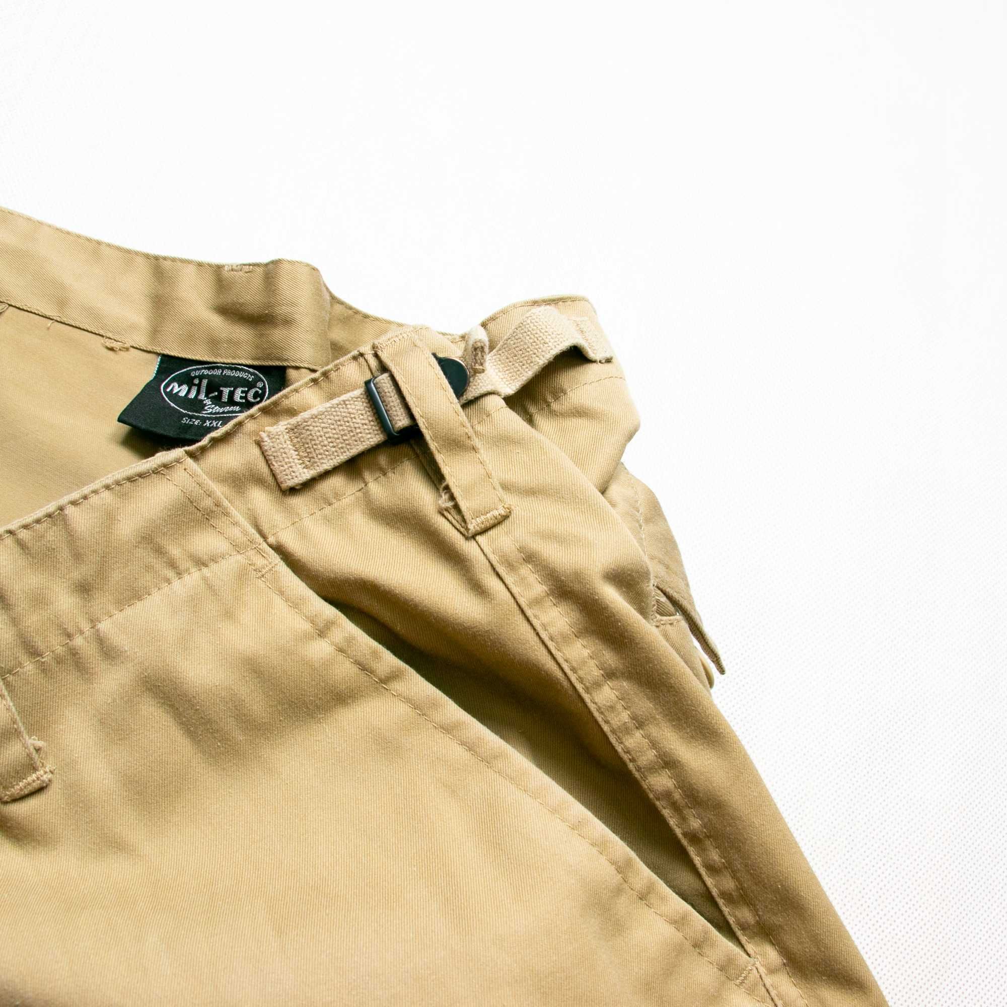 Miltec BDU shorts shorty taktyczne 3/4XL beżowe