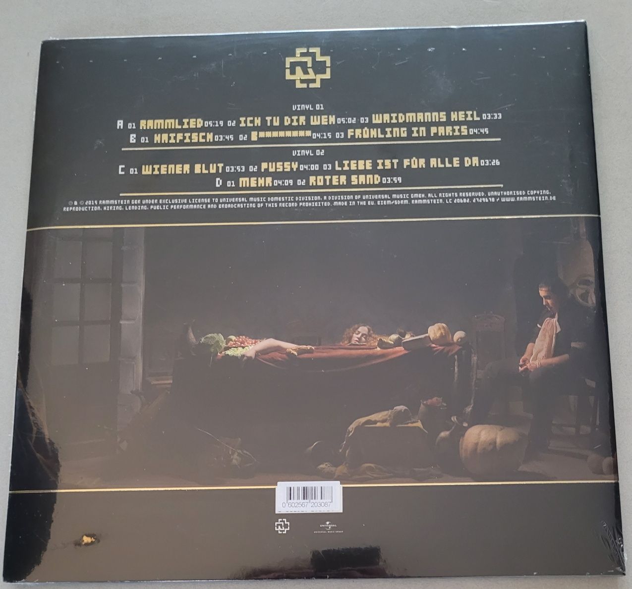 Rammstein - Liebe Ist Für Alle Da 2Lp 180 g 2017 Eu. Mint / Nowa