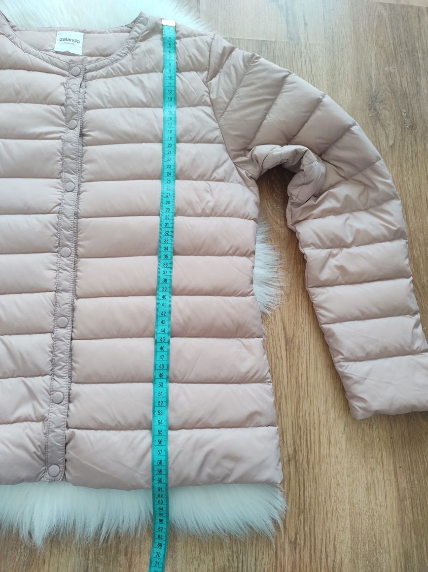 Zalando essentials rozmiar M kurtka puchowa damska