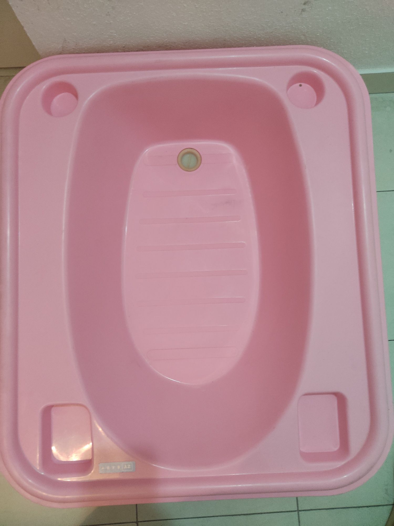 Banheira rosa de bebé  zippy