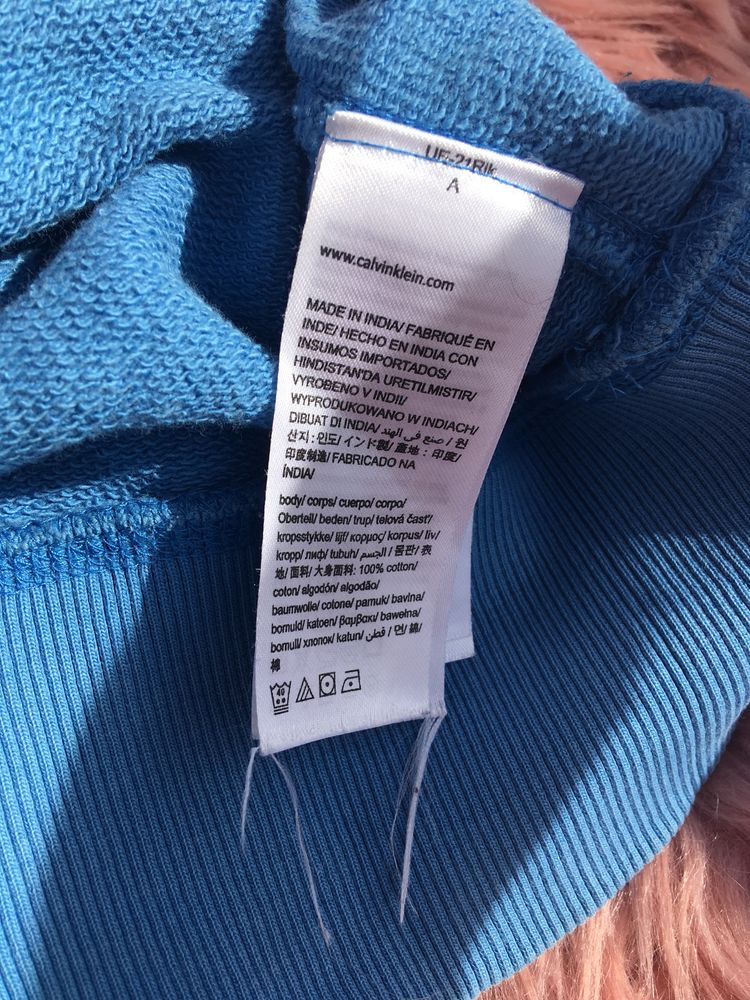 Nebieska bluza Calvin Klein Jeans