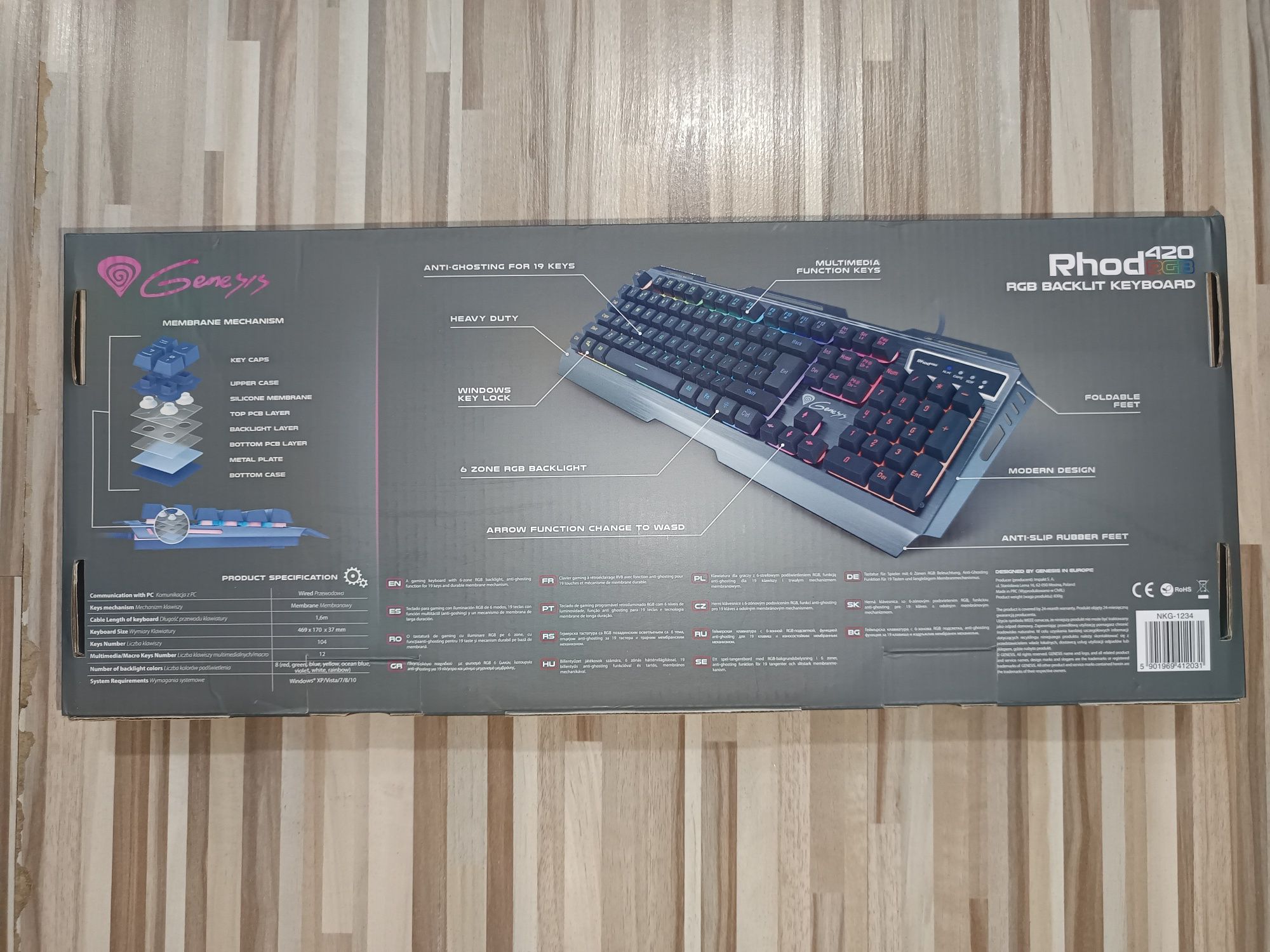 Klawiatura Rhod 420 RGB