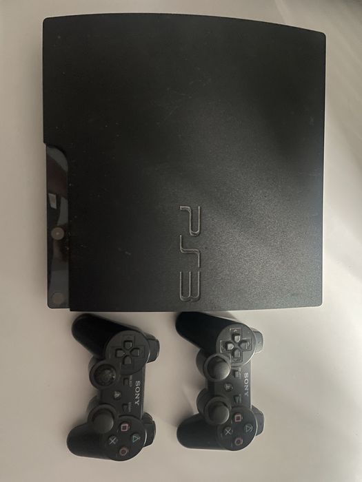 PS3 Slim 320gb + 6 игр