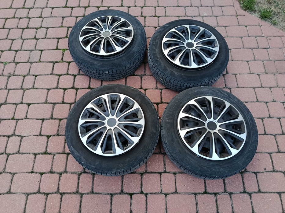 Felgi 14 cali 5x100 z oponami skoda fabia 1