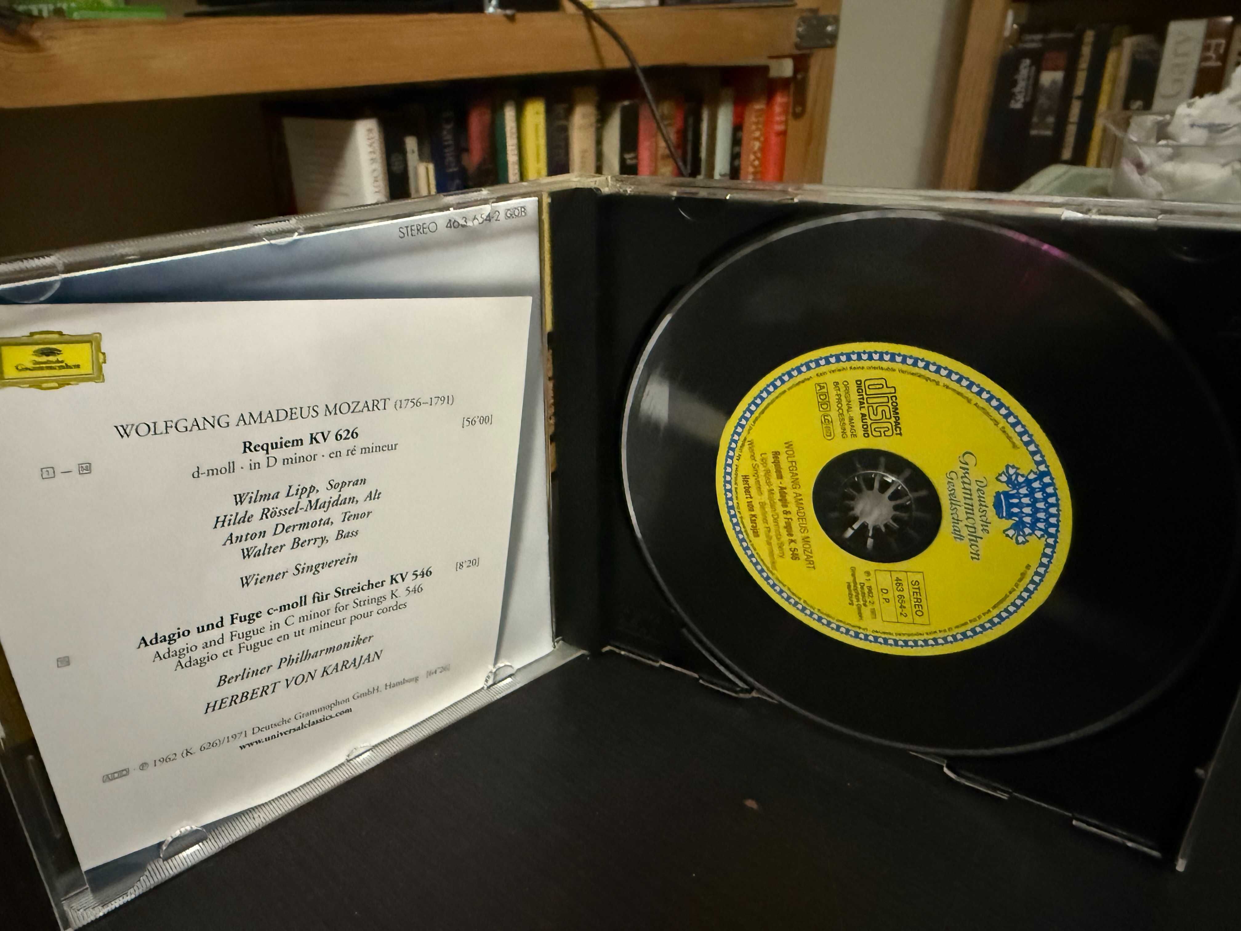 Mozart – Requiem – Lipp, Rössel-Majdan, Dermota, Berry – Karajan