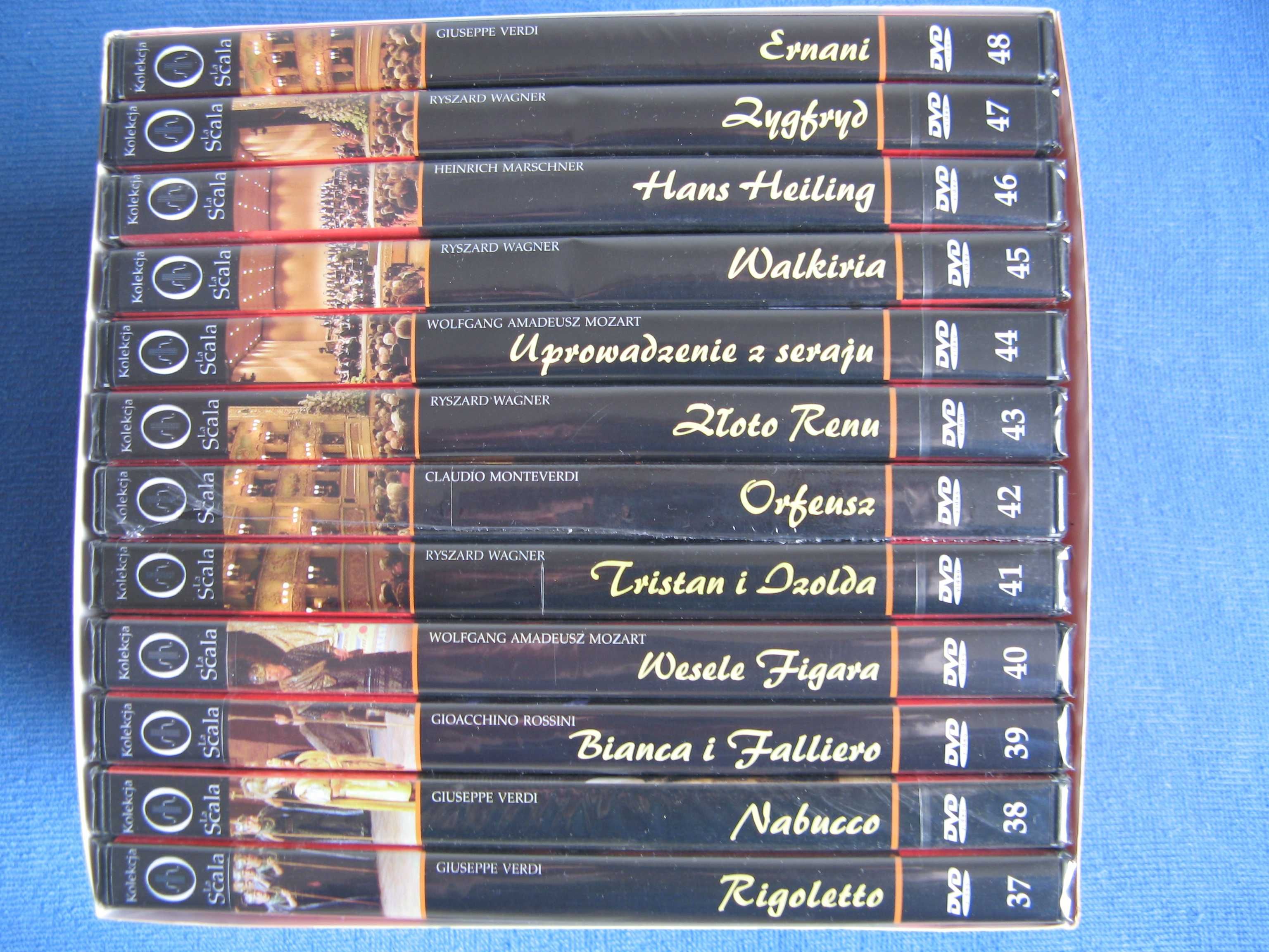 Kolekcja La Scala - Najsławniejsze Opery Świata - komplet 80 DVD/Nowe!
