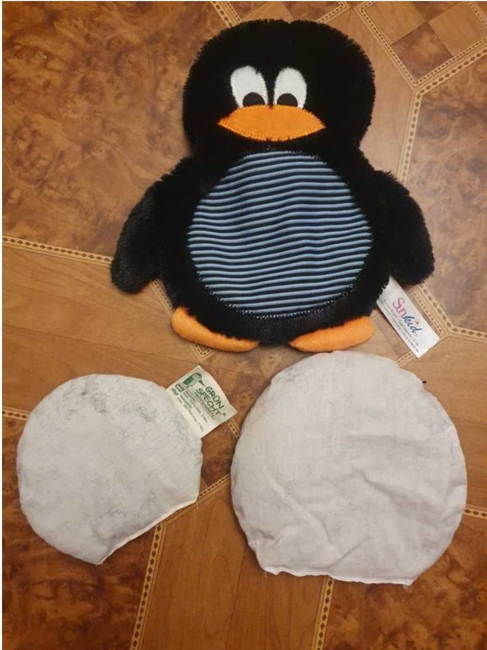 Грелка для детей, Пингвин на рапсовых зернах