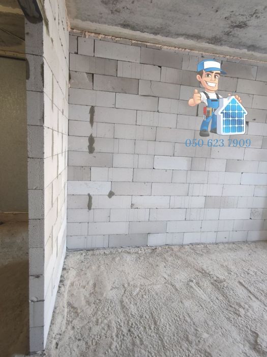 Кладка цегли газоблоку