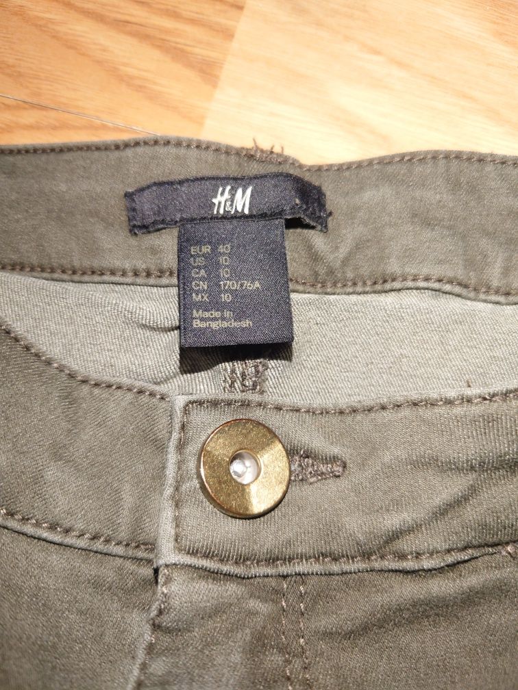 Spodnie rurki elastyczne H&M