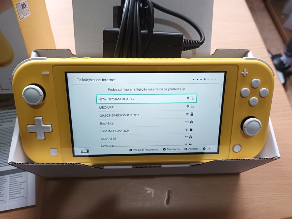 Consola Nintendo switch ligth + jogo + bolsa original