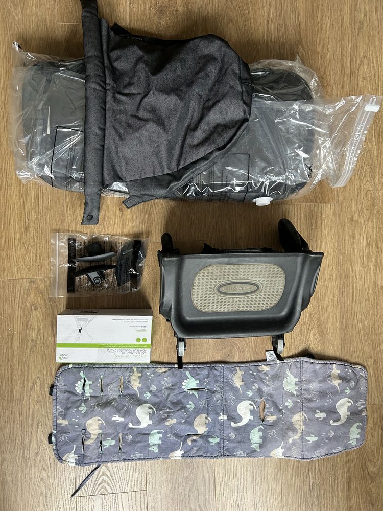 Візок для двійні/погодок baby jogger прогулянковий +1 люлька