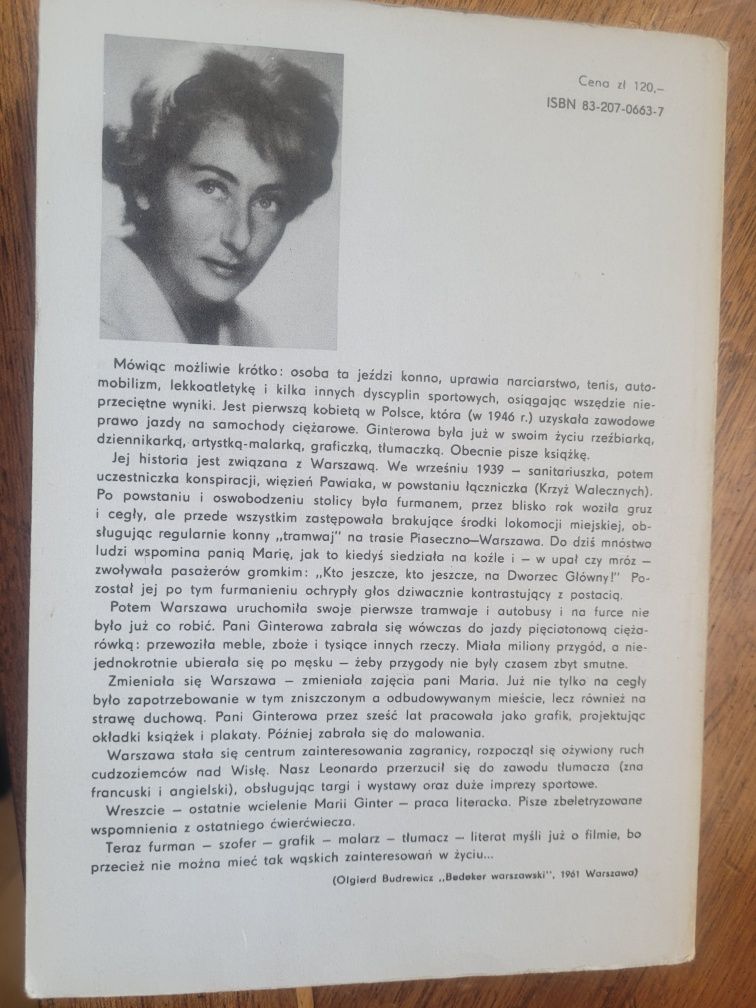 Maria Ginter Galopem na przełaj 1983 Iskry