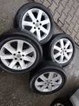 Opony z felgami 225/55R 16 91V GOODYEAR letnie STAN BARDZO DOBRY