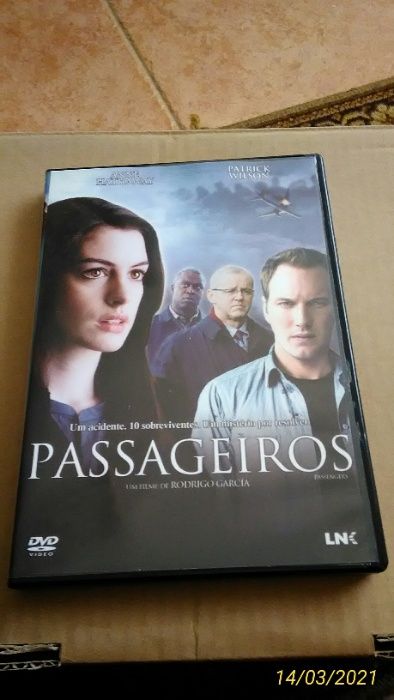 DVD Passageiros Anne Hathaway Patrick Wilson Filme de Rodrigo García