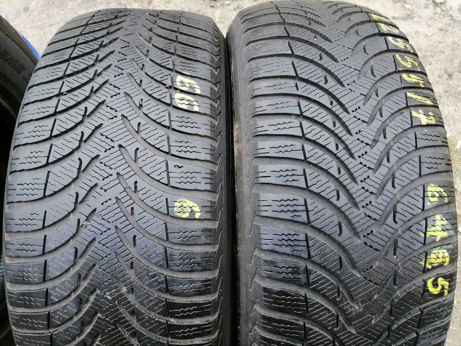 Michelin Alpin a4 225/55R16 шини бу зима 2 штуки