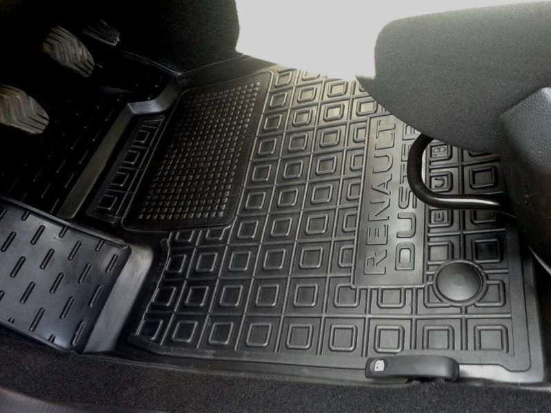 Полиуретановые коврики в салон Renault Duster 2 NEW 2018- /Logan 06-21