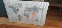 Poster mapa mundo ikea