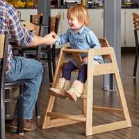 Дитяче крісло, стілець для годування дерев'яний, куплений у США, новий