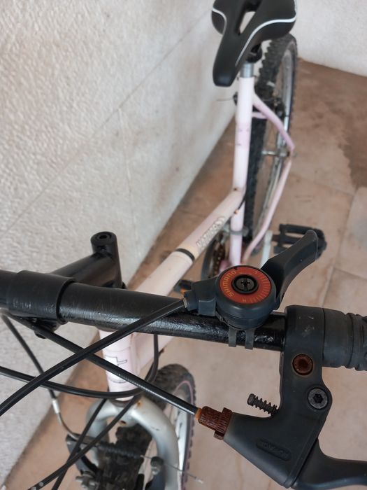 Bicicleta cor de rosa