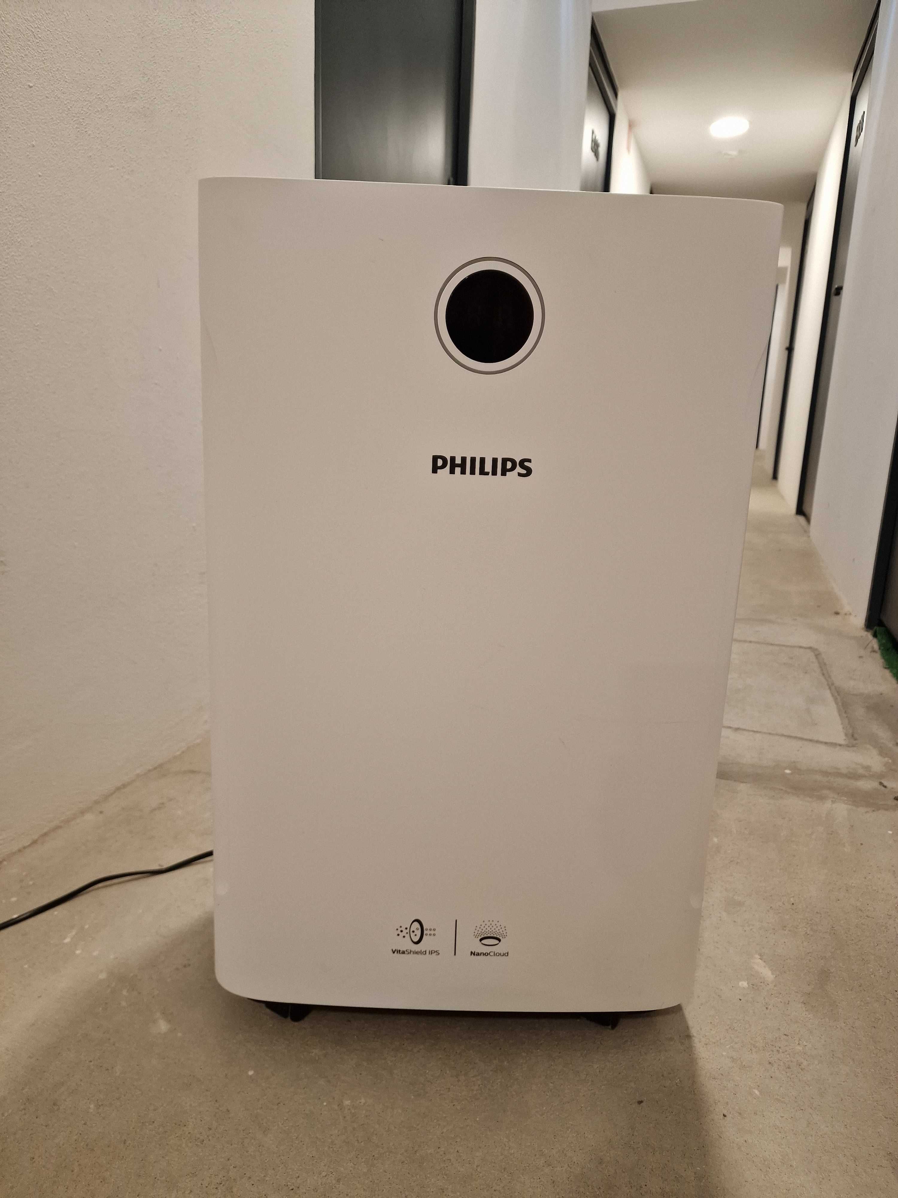 Purificador e Humidificador Ar 2-em-1 Philips 3000i AC3829/10 Wi-Fi