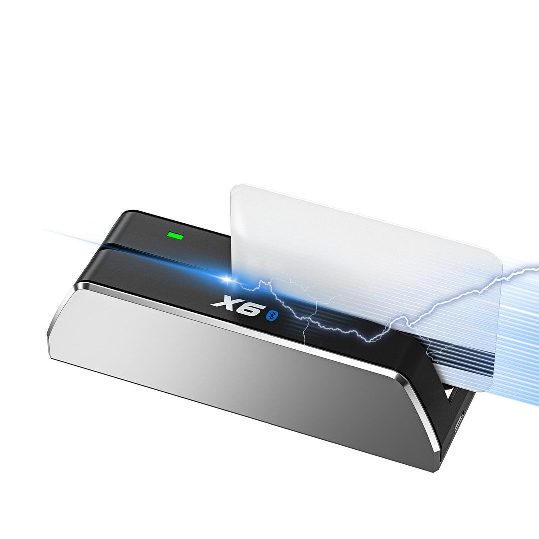 MSR605 MSR606 Leitor de cartão de crédito Bluetooth para Mac Windows,