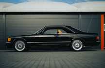 Mercedes-Benz Klasa S Klasyka gatunku czarny Mercedes Sec