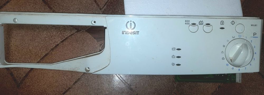 Панель (модуль) управління в зборі для пральної машини Indesit wiu81