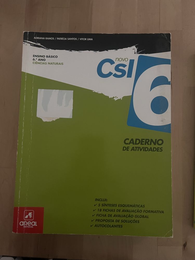 Pack de Manuais e Caderno de atividades 6° ano