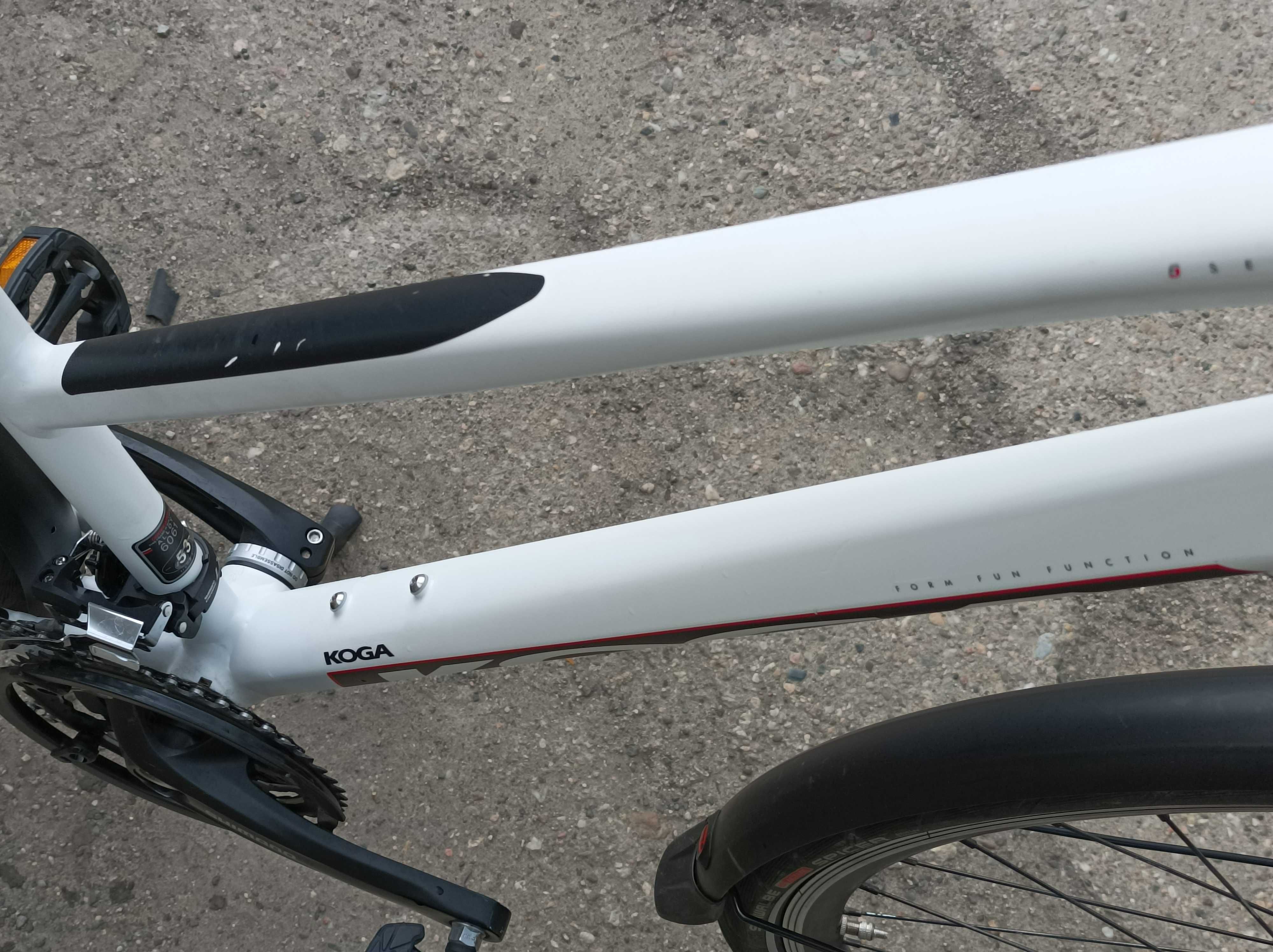 Rower KOGA F3 rama 53cm Shimano SLX 3x10 śliczny biały mat