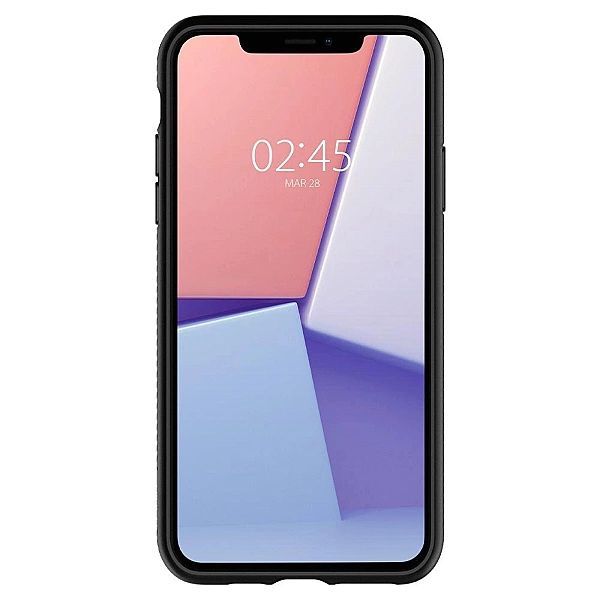 Etui Spigen Liquid Air na iPhone 11 Pro Max - czarny mat