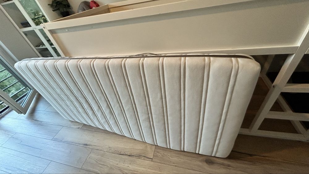 Dwustronne łóżko piętrowe IKEA KURA pomalowana na bialo