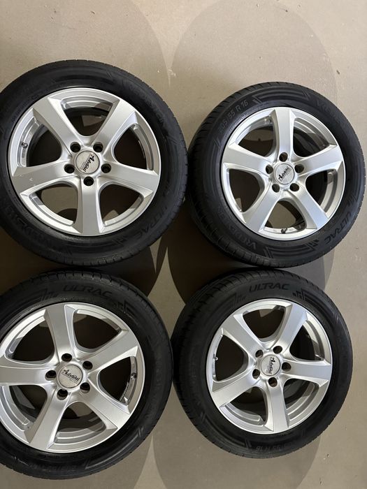 Alufelgi Koła 5x112 Nowe Opony 205/55R16