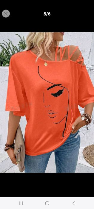 Camisola  Shein laranja